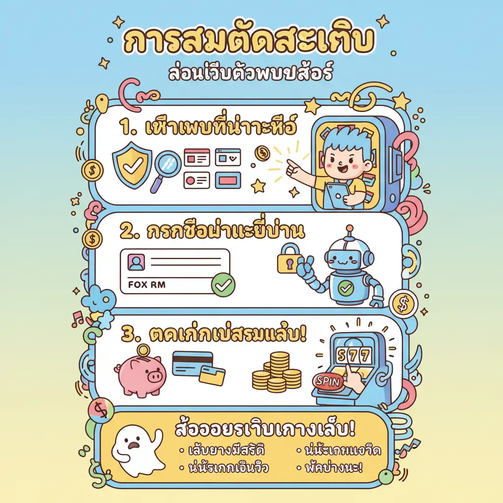 สอน วิธี เข้า เว็บ สล็อต - การสมัครสมาชิก