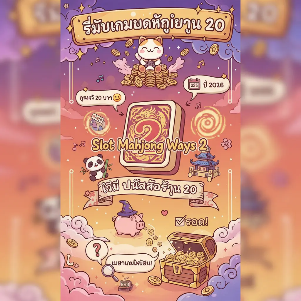 วิธี ปั่นสล็อตทุน 20 - Slot Mahjong ways 2