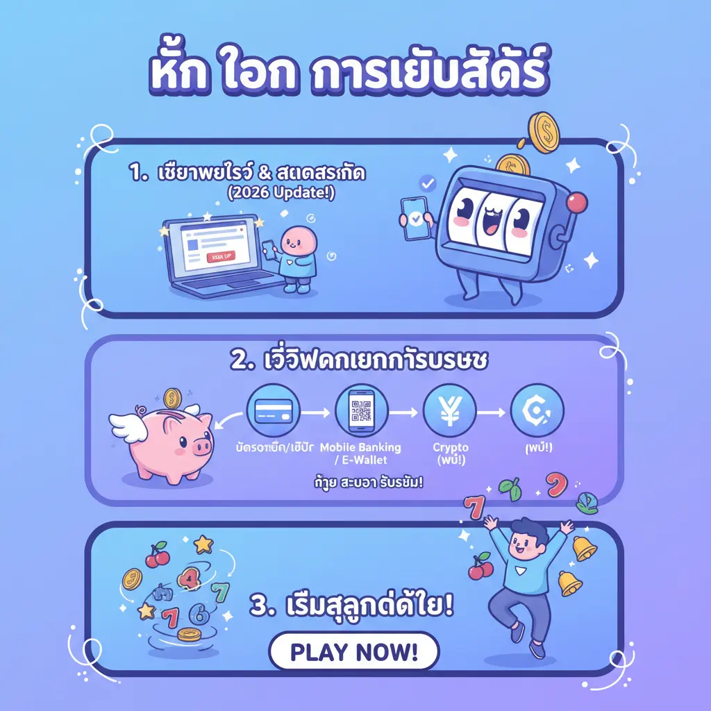 ขั้น ตอน การเล่นสล็อต - เกมสล็อต